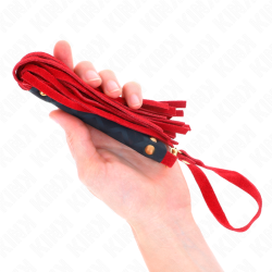 KINK - ROTE WILDLEDER MINI-PEITSCHE 30 CM – Produktansicht 3