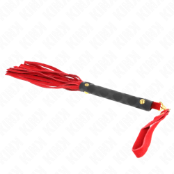 KINK - ROTE WILDLEDER MINI-PEITSCHE 30 CM – Produktansicht 5