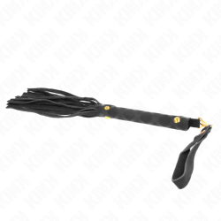 KINK - SCHWARZE WILDLEDER MINI-PEITSCHE 30 CM – Produktansicht 5