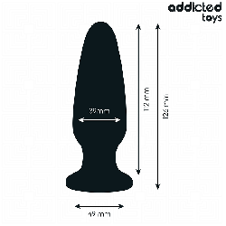 ADDICTED TOYS - ANAL PLUG MIT JUWEL GRÖSSE L 12,6 CM – Produktansicht 4