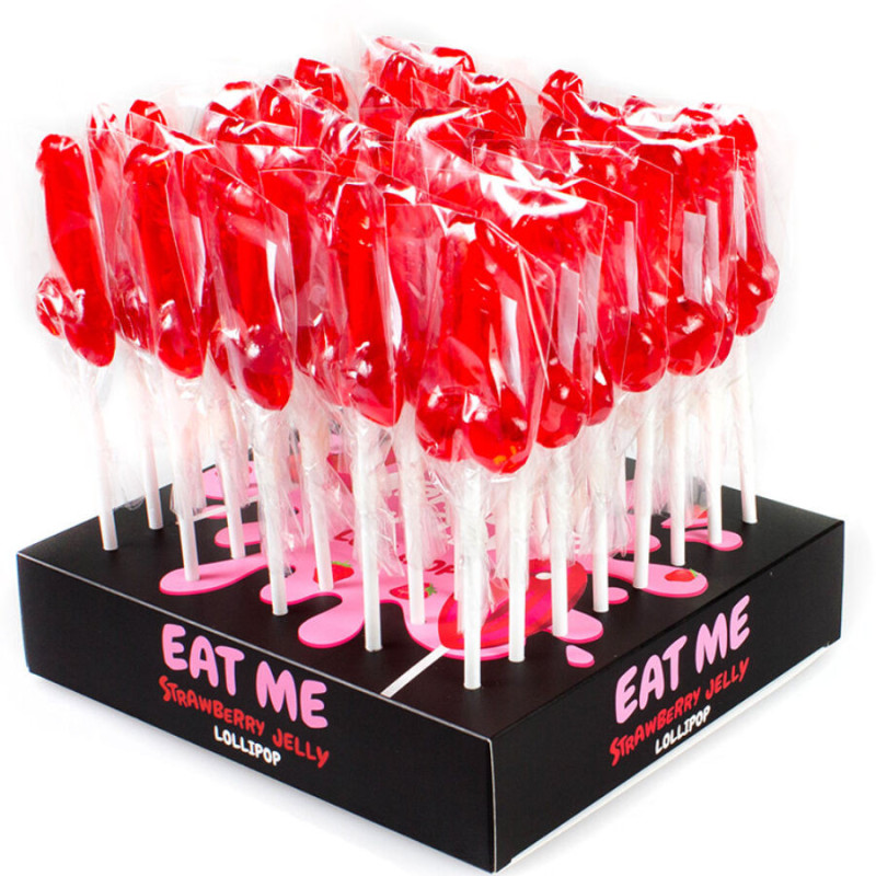 SECRETPLAY - DISPLAY SORTIMENT PENIS-LUTSCHER MIT ALKOHOL 40 EINHEITEN – D-242774