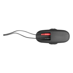 ELECTRASTIM - SILIKON SCHWARZ ROCKER BUTT PLUG MITTEL – Produktansicht 3