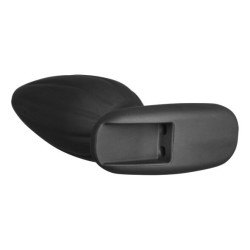 ELECTRASTIM - SILIKON SCHWARZ ROCKER BUTT PLUG MITTEL – Produktansicht 4