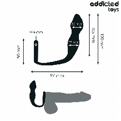 ADDICTED TOYS - ANALPLUG MIT RING MODELL 2 – Produktansicht 4