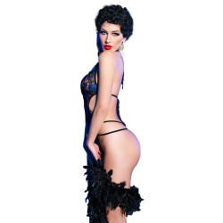 CHILIROSE - CR 4479 BODYSUIT MIT SCHRITTFREIEN BLAU S/M – Produktansicht 3