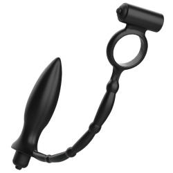 ADDICTED TOYS - ANALPLUG MIT VIBRATIONSRING – Produktansicht 2