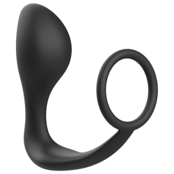 ADDICTED TOYS - ANALPLUG MIT SCHWARZEM SILIKONRING – Produktansicht 2