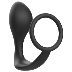 ADDICTED TOYS - ANALPLUG MIT SCHWARZEM SILIKONRING – Produktansicht 3