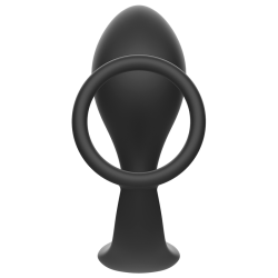 ADDICTED TOYS - ANALPLUG MIT SCHWARZEM SILIKONRING – Produktansicht 4