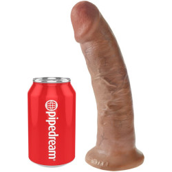KING COCK - REALISTISCHER PENIS 21.7 CM KARAMELL – Produktansicht 5
