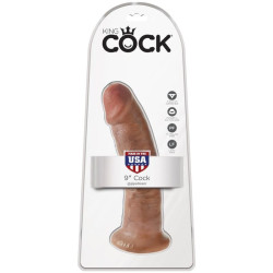 KING COCK - REALISTISCHER PENIS 21.7 CM KARAMELL – Produktansicht 6