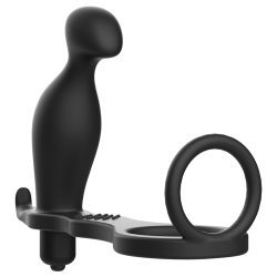 ADDICTED TOYS - ANALPLUG MIT SCHWARZEM SILIKONRING 12 CM – Produktansicht 2