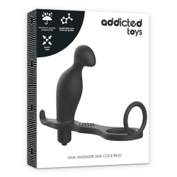 ADDICTED TOYS - ANALPLUG MIT SCHWARZEM SILIKONRING 12 CM – Produktansicht 6