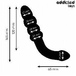 ADDICTED TOYS - DOPPELMASSAGER 16,5 CM – Produktansicht 4