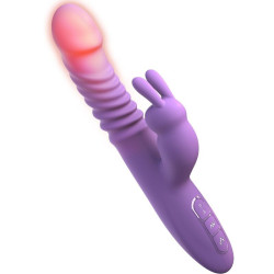 FANTASY FOR HER - KITOLITORIS-STIMULATOR KANINCHEN MIT WÄRMEFUNKTION, OSZILLATION UND VIOLETTE VIBRATION – Produktansicht 3