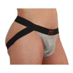 BURN - 001 JOCK GLÄNZEND BEIGE / SCHWARZ – Produktansicht 2