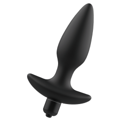 ADDICTED TOYS - MASSAGER PLUG ANAL MIT VIBRATION SCHWARZ – Produktansicht 3