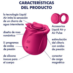 SATISFYER - AIR PULSE PRO 2 CLASSIC BLOSSOM VIBRATOR – Produktansicht 6