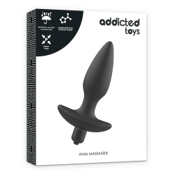 ADDICTED TOYS - MASSAGER PLUG ANAL MIT VIBRATION SCHWARZ – Produktansicht 6