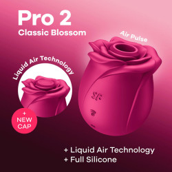 SATISFYER - AIR PULSE PRO 2 CLASSIC BLOSSOM VIBRATOR – Produktansicht 8