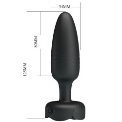 PRETTY LOVE - TARION ANAL PLUG MIT LED LICHT SCHWARZ 12,5 CM – Produktansicht 6