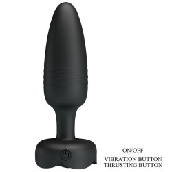 PRETTY LOVE - TARION ANAL PLUG MIT LED LICHT SCHWARZ 12,5 CM – Produktansicht 7