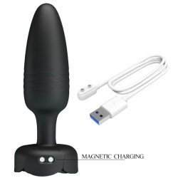 PRETTY LOVE - TARION ANAL PLUG MIT LED LICHT SCHWARZ 12,5 CM – Produktansicht 8