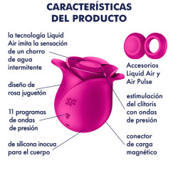 SATISFYER - AIR PULSE PRO 2 MODERNER BLOSSOM VIBRATOR – Produktansicht 6