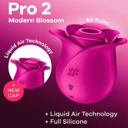 SATISFYER - AIR PULSE PRO 2 MODERNER BLOSSOM VIBRATOR – Produktansicht 8