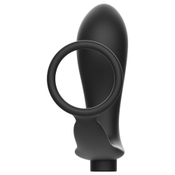 ADDICTED TOYS - PENISRING MIT FERNBEDIENUNG ANALPLUG SCHWARZ WIEDERAUFLADBAR – Produktansicht 6