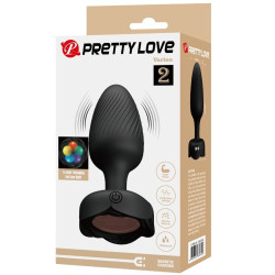 PRETTY LOVE - VARIAN ANAL PLUG MIT LED-LICHT SCHWARZ 10,8 CM – Produktansicht 9