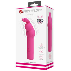 PRETTY LOVE - GERARDO FUSCHIA KANINCHEN-SILIKONVIBRATOR – Produktansicht 5