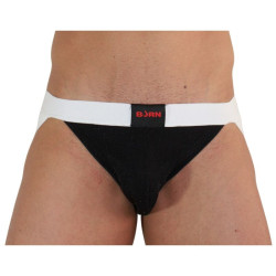 BURN - 004 JOCK GLÄNZEND SCHWARZ / WEISS