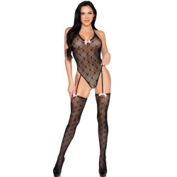 LEG AVENUE - 89360 BODYSUIT MIT OFFENEM RÜCKEN UND STRUMPFGÜRTEL – Produktansicht 4