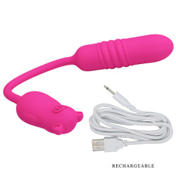 PRETTY LOVE - NOBIKUMA ROSA SILIKON-VIBRIERBULLET – Produktansicht 6