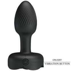 PRETTY LOVE - OLMAN ANAL PLUG MIT LED LICHT SCHWARZ 8,8 CM – Produktansicht 8