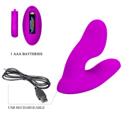 PRETTY LOVE - MELVIN KLITORISMASSAGER MIT FERNBEDIENUNG – Produktansicht 7