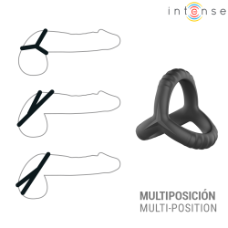 INTENSE - JOHN VERSTELLBARER DREIFACH-PENISRING MODELL 4 – Produktansicht 3