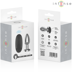 INTENSE - ANAL PLUG 10 VIBRATIONEN METALL MIT FERNBEDIENUNG S – Produktansicht 8