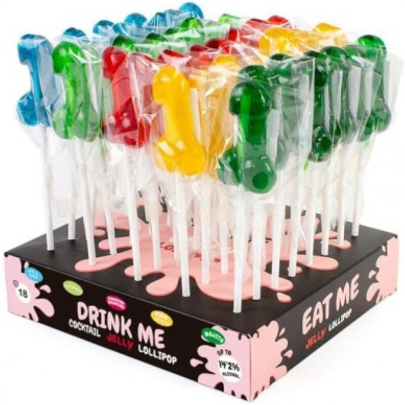 SECRETPLAY - DISPLAY SORTIMENT PENIS-LUTSCHER MIT ALKOHOL 40 EINHEITEN – D-241225