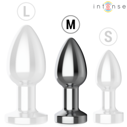 INTENSE - ANAL PLUG 10 VIBRATIONEN METALL MIT FERNBEDIENUNG M – Produktansicht 7