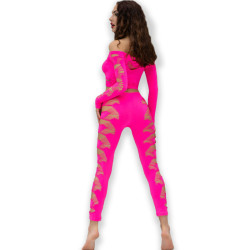 CHILIROSE - CR 4632 TOP & HOSE PINK GRÖßE/L – Produktansicht 2
