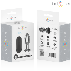 INTENSE - ANAL PLUG 10 VIBRATIONEN METALL MIT FERNBEDIENUNG M – Produktansicht 8