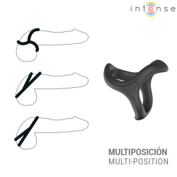 INTENSE - ALFIE VERSTELLBARER DREIFACH-PENISRING MODELL 6 – Produktansicht 3