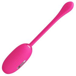 PRETTY LOVE - DOREEN WIEDERAUFLADBARES VIBRIERENDES EI MAGENTA MIT FERNBEDIENUNG – Produktansicht 2