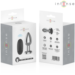 INTENSE - ANAL PLUG 10 VIBRATIONEN METALL MIT FERNBEDIENUNG L – Produktansicht 8