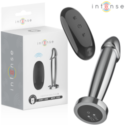 INTENSE - ANAL PLUG 10 VIBRATIONEN METALLDILDO MIT FERNBEDIENUNG S