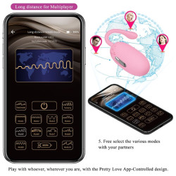 PRETTY LOVE - DOREEN PINK WIEDERAUFLADBARES VIBRATIONS-EI – Produktansicht 11
