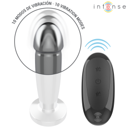 INTENSE - ANAL PLUG 10 VIBRATIONEN METALLDILDO MIT FERNBEDIENUNG S – Produktansicht 4