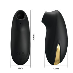 PRETTY LOVE - LUXUS-WIEDERAUFLADBARER SAUGMASSAGER SCHWARZ – Produktansicht 6